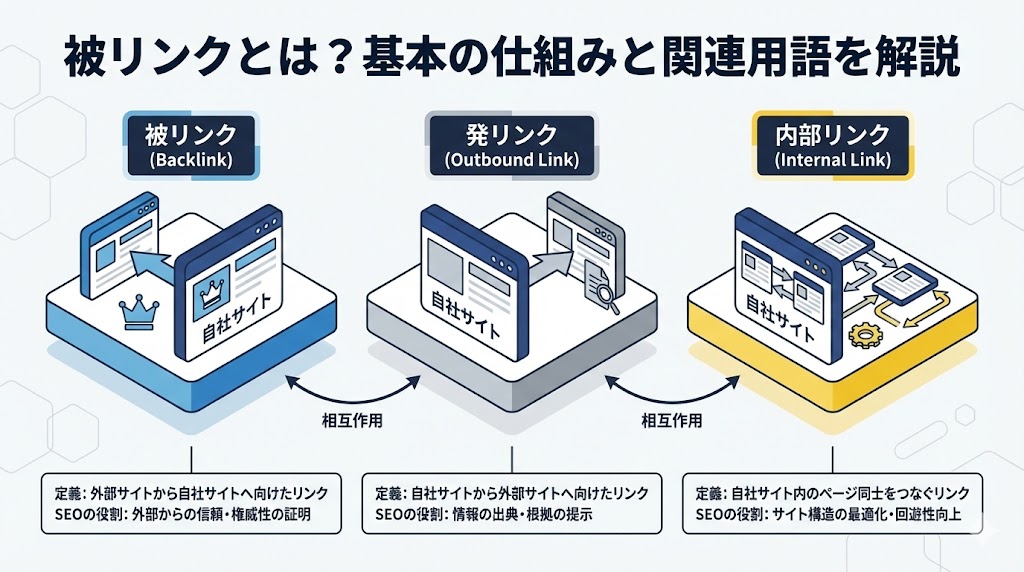 被リンクとは?基本の仕組みと関連用語を解説