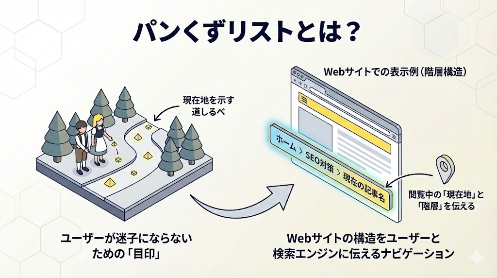 パンくずリストとは