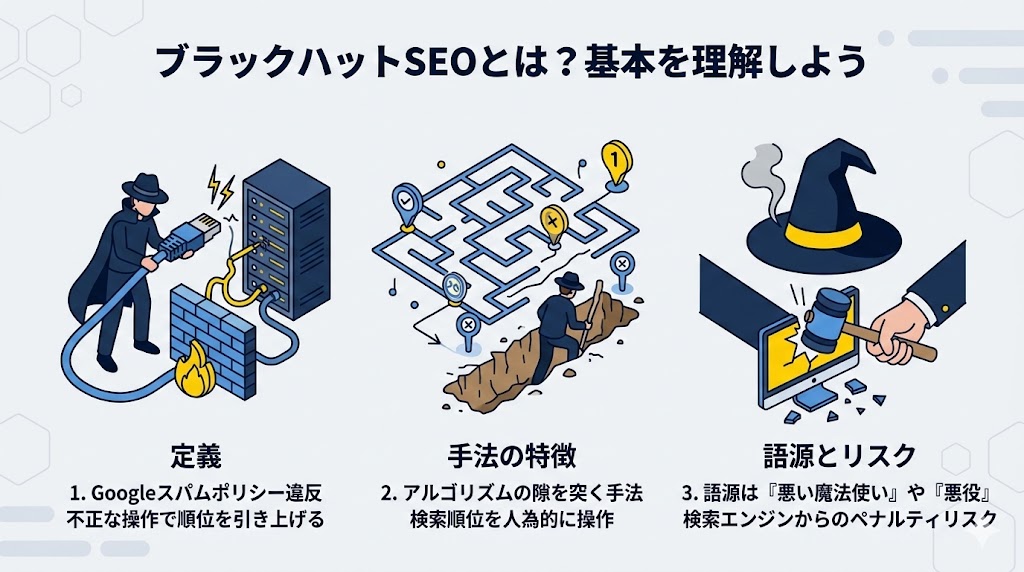 ブラックハットSEOとは？基本を理解しよう