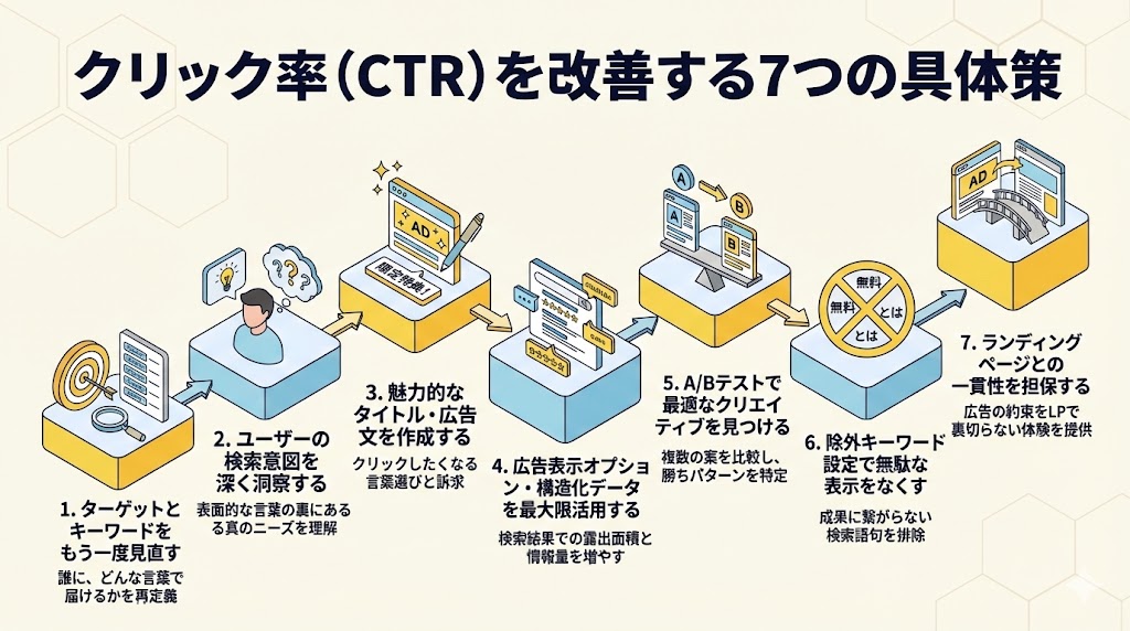 クリック率（CTR）を改善する7つの具体策