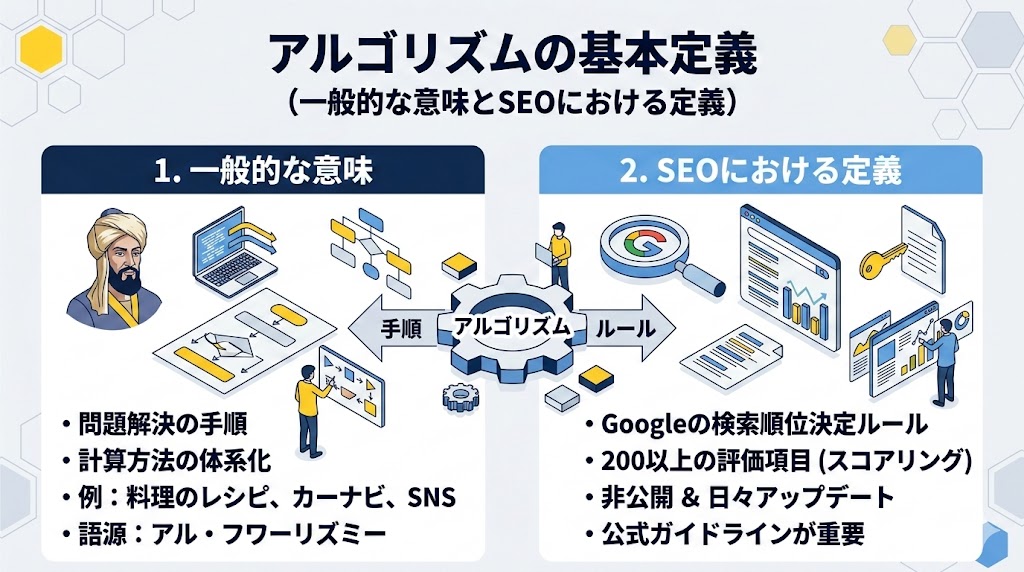 アルゴリズムとは?基本的な意味と定義