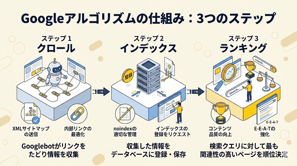 Googleアルゴリズムの仕組み