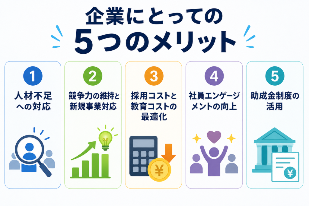 企業にとってのメリット
