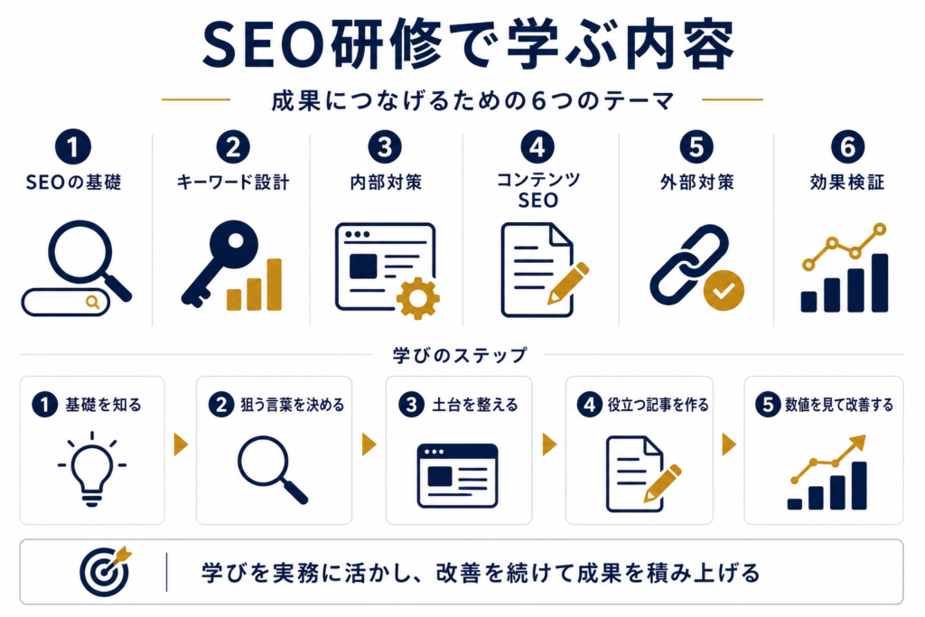 SEO研修で学ぶ内容