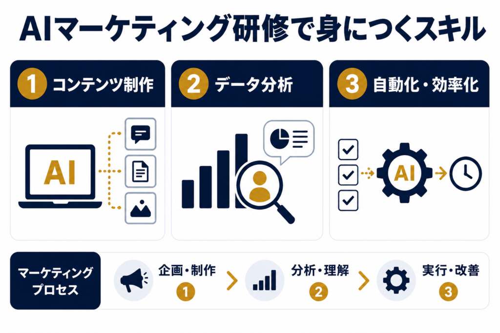 AIマーケティング研修で身につくスキル