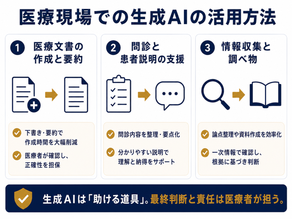 医療現場での生成AIの活用方法